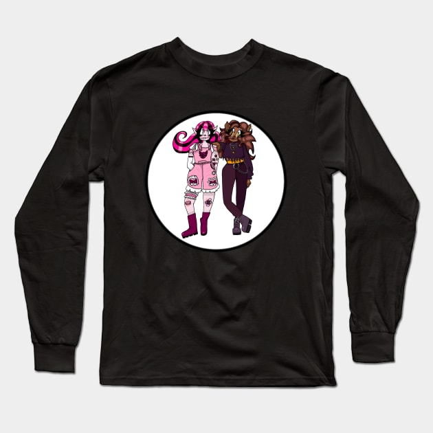 monster besties Long Sleeve T-Shirt by Shard Art